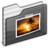 Pictures. Folder black Icon